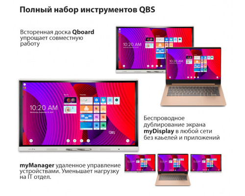 Интерактивная панель Qboard 110 купить QBS.ru