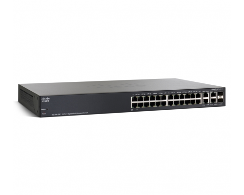 Cisco SG300-28P 28-port Gigabit PoE Managed Switch купить QBS.ru