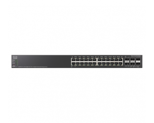 Cisco SG500X-24P 24-port 10/100 POE Gigabit Stackable Managed Switch купить QBS.ru
