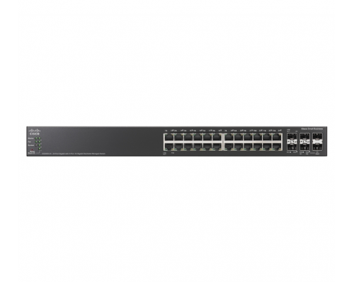 Cisco SG500X-24 24-Port Gig with 4-Port 10-Gigabit Stackable Managed Switch купить QBS.ru