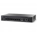 Cisco SG300-10SFP 10-port Gigabit Managed SFP Switch (8 SFP + 2 Combo) купить QBS.ru