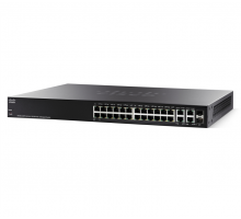 Cisco SF300-24PP 24-port 10/100 PoE+ Managed Switch w/Gig Uplinks