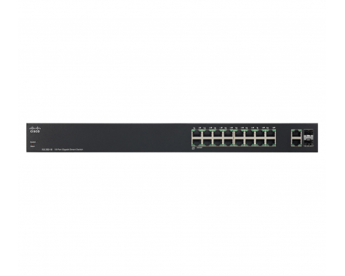 Cisco SG200-18 18-port Gigabit Smart Switch купить QBS.ru