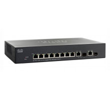 Cisco SG300-10PP 10-port Gigabit PoE+ Managed Switch