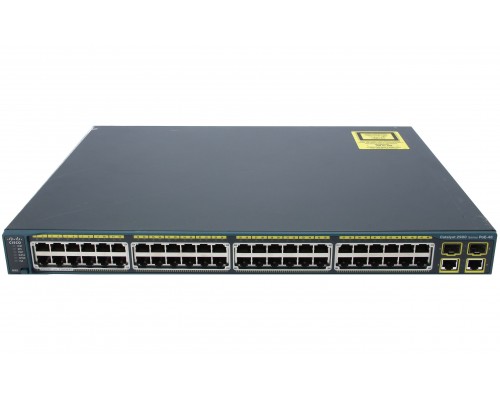 Коммутатор Cisco WS-C2960-48PST-S купить QBS.ru