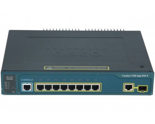 Коммутатор Cisco WS-C3560-8PC-S купить QBS.ru