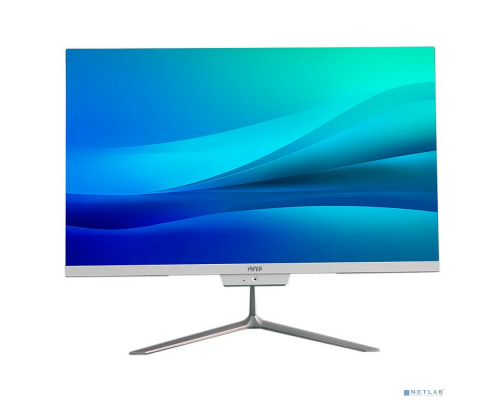 Моноблок Hiper V2 9YXTHV8I2W White 23.8 { FHD PG G6405/8Gb/SSD256Gb UHDG/noOS/kb/m} купить QBS.ru