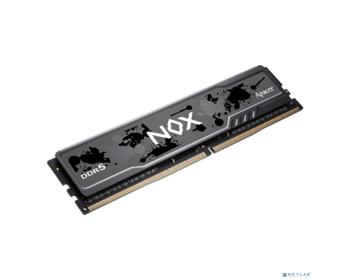 Модуль памяти Apacer DDR5 16GB 6000 MT/s CL40 AH5U16G60C512MBAA-1 NOX w/HS RP купить QBS.ru