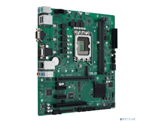 Материнская плата Asus PRO H610M-C D4-CSM {Intel H610,LGA 1700} купить QBS.ru