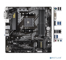 Материнская плата Gigabyte B550M DS3H RTL {Socket AM4, AMD B550, 4xDDR4-3200, DVI-D+HDMI, 2xPCI-Ex16, 1xPCI-Ex1, 4xSATA3(RAID 0/1/10), 2xM.2, 8 Ch Audio, GLan, (4+2)xUSB2.0, (4+2)xUSB3.2, 1xPS/2, mATX}