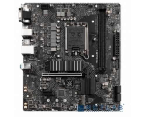 Материнская плата MSI PRO B660M-G DDR4  {Intel B660,LGA 1700,mATX (uATX)} купить QBS.ru