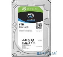 Жесткий диск 8TB Seagate SkyHawk (ST8000VX004) {SATA 6 Гбит/с, 7200 rpm, 256 mb buffer, для видеонаблюдения}