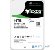 Жесткий диск 14TB SeagateExos X16 512E (ST14000NM001G) {SATA 6Gb/s, 7200 rpm, 256mb buffer, 3.5