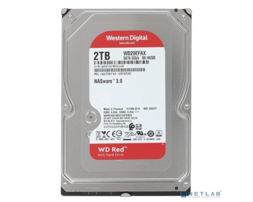Жесткий диск 2TB WD Red (WD20EFAX) {Serial ATA III, 5400- rpm, 256Mb, 3.5} купить QBS.ru