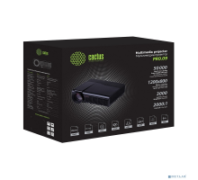 Проектор Cactus Проектор CS-PRO.09B.WXGA-A {LCD 3000Lm (1280x720) 2000:1 ресурс лампы:50000часов 2xUSB typeA 2xHDMI 4.7кг}