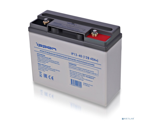 батареи Ippon Батарея IP12-40 12V/40AH {1361422} купить QBS.ru