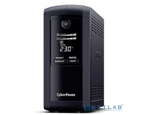 ИБП CyberPower VP700ELCD ИБП {Line-Interactive, Tower, 700VA/390W USB/RS-232/RJ11/45  (4 EURO)} купить QBS.ru