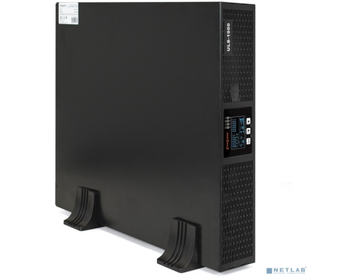 ИБП Exegate EP285646RUS ИБП On-line ExeGate PowerExpert ULS-1000.LCD.AVR.C13.USB.RS232.SNMP.2U <1000VA/1000W, On-Line, PF=1, LCD, 4*IEC-C13, RS232, USB, SNMP-slot, Rackmount 2U/Tower, Black> купить QBS.ru