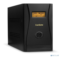 ИБП Exegate EX292632RUS ИБП ExeGate SpecialPro Smart LLB-2000.LCD.AVR.2SH.RJ.USB <2000VA/1200W, LCD, AVR,2*Schuko,RJ45/11,USB, металлический корпус, Black>