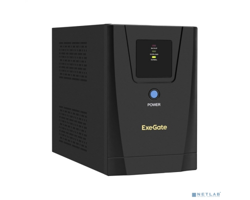 ИБП Exegate EX292797RUS ИБП ExeGate SpecialPro UNB-1500.LED.AVR.2SH.3C13 <1500VA/950W, LED, AVR, 2*Schuko+3*C13, съемн.кабель, металлический корпус, Black> купить QBS.ru