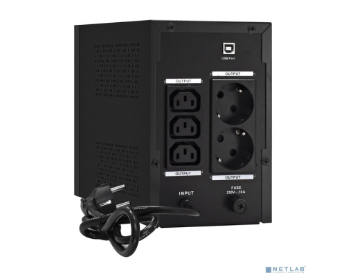 ИБП Exegate EX292798RUS ИБП ExeGate SpecialPro UNB-1500.LED.AVR.2SH.3C13.USB <1500VA/950W, LED, AVR, 2*Schuko+3*C13,USB,съемн.кабель, металлический корпус, Black> купить QBS.ru