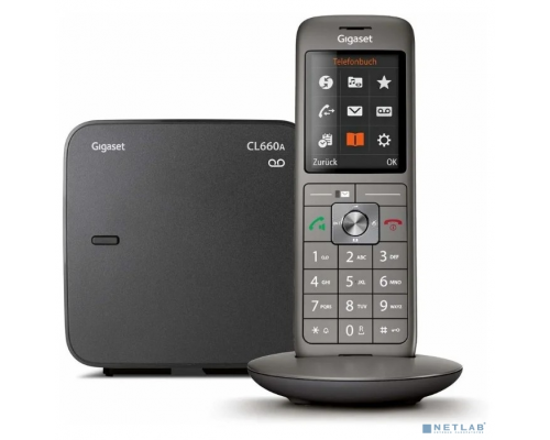 Телефон Gigaset CL660A Радиотелефон Anthracite S30852-H2824-S321 купить QBS.ru