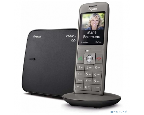 Телефон Gigaset CL660A Радиотелефон Anthracite S30852-H2824-S321 купить QBS.ru