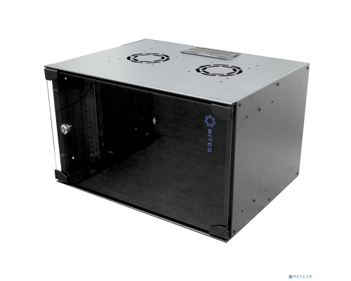Монтажный шкаф 5bites TC5402-06B Шкаф телекоммуникационный 6U / 520*400 / WALL / BLACK купить QBS.ru