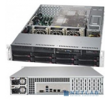 Сервер Supermicro SYS-6029P-TR, 2U/2xLGA3647/iC621/16xDDR4/8x3.5 SATA3/IPMI/VGA/2xGb/1000W 1+1