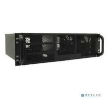 Корпус Procase RM338-B-0 Корпус 3U server case,3x5.25+8HDD,черный,без блока питания,глубина 380мм, MB CEB 12