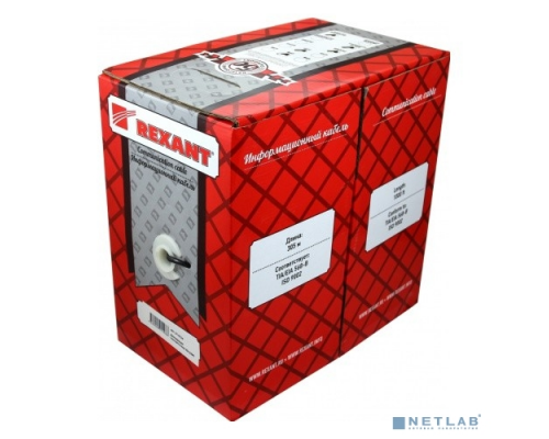Кабель REXANT (01-0122) Кабель FTP CAT5e 2 пары (305м) 0.51 мм купить QBS.ru