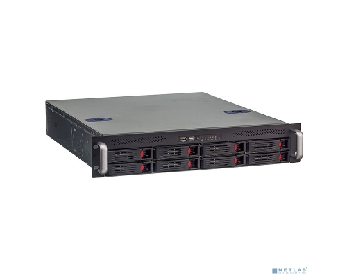 Корпус Exegate EX281232RUS Серверный корпус ExeGate Pro 2U550-HS08 <RM 19,  высота 2U, глубина 550, без БП, 8xHotSwap, USB> купить QBS.ru