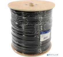 Кабель 5bites FS5525-305BPE-M FTP/SOLID/5E/24AWG/COPPER/PE/BLACK/OUTDOOR/MSGR/DRUM/305M