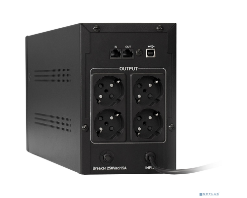 ИБП Exegate EP285494RUS ИБП ExeGate SpecialPro Smart LLB-1200.LCD.AVR.EURO.RJ.USB <1200VA/750W, LCD, AVR, 4 евророзетки, RJ45/11, USB, Black> купить QBS.ru
