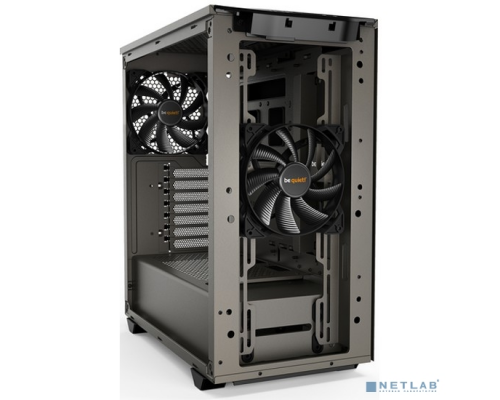 корпус BeQuiet! Pure Base 500 Metallic Gray / ATX / 2x140mm fans inc. / BG036 купить QBS.ru
