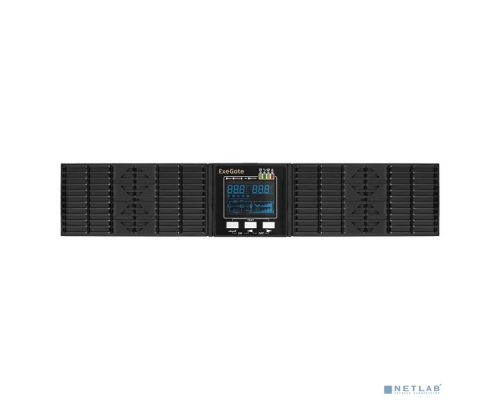 ИБП Exegate EX293048RUS ИБП On-line ExeGate PowerExpert ULS-1000.LCD.AVR.1SH.2C13.USB.RS232.SNMP.2U <1000VA/1000W, On-Line, PF=1, LCD, 1*Schuko+2*C13 , RS232, USB, SNMP-slot, Rackmount 2U/Tower, металличе купить QBS.ru