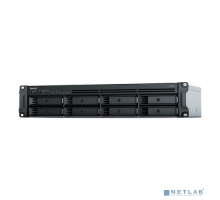 Дисковый массив Synology RS1221RP+ Сетевое хранилище QC2.2GHzCPU/4GbDDR4(upto32)/RAID0,1,5,6,10/upto 8 hot plug HDDs SATA(3,5'or2,5')(upto 12 with RX418)/2xUSB3.2/1eSATA/iSCSI/4xGbE(+1Expslot)/2xIPcam(upto 40)/2xPS 