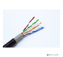 Кабель 5bites US5505-305C(P)E Кабель  UTP / SOLID / 5E / 24AWG / COPPER / PVC+PE / BLACK / OUTDOOR / DRUM / 305M