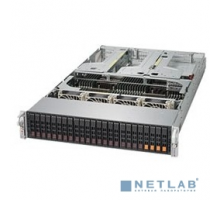 Сервер Платформа системного блока SYS-2049U-TR4 2U, 4xLGA3647 (up to 205W), iC621 (X121PU), 48xDDR4, up to 24x2.5 SAS/SATA, up to 4x2.5 NVME Gen3 (optional), 4x 1000Base-T (i350), 6x PCIE x16, 5x PCIE x8, 2x
