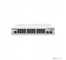 Сетевое оборудование MikroTik CRS326-24G-2S+IN Коммутатор,24Gigabit Ethernet, 2 SFP+ настольное исполнение