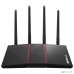 Сетевое оборудование Роутер беспроводной Asus RT-AX55 AX1800 10/100/1000BASE-TX черный купить QBS.ru