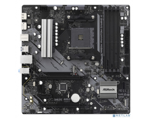 Материнская плата Asrock X B550M PHANTOM GAMING 4 {AMD B550 SAM4} купить QBS.ru