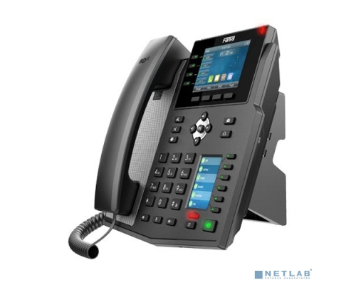 VoIP-телефон Fanvil X5U SIP телефон черн., с б/п купить QBS.ru