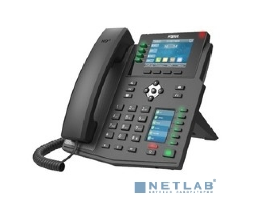VoIP-телефон Fanvil X5U SIP телефон черн., с б/п купить QBS.ru