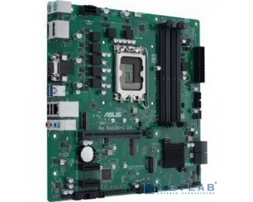 Материнская плата Asus  PRO B660M-C D4-CSM {Intel B660,LGA 1700} купить QBS.ru