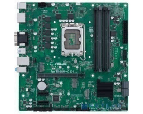 Материнская плата Asus  PRO B660M-C D4-CSM {Intel B660,LGA 1700} купить QBS.ru