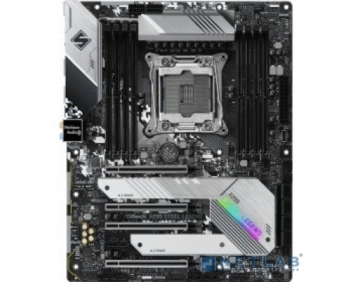 Материнская плата Asrock X299 STEEL LEGEND {LGA 2066, Intel X299, ATX} BOX купить QBS.ru