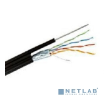 Кабель REXANT (01-0144) Кабель FTP CAT5e 4 пары (305м) 0.51 мм OUTDOOR + ТРОС*1