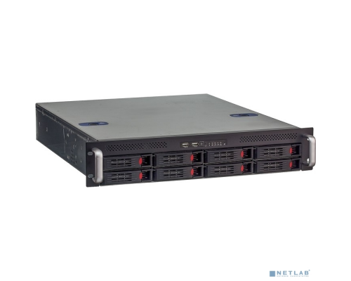 Корпус Exegate EX281290RUS Серверный корпус ExeGate Pro 2U550-HS08 <RM 19, высота 2U, глубина 550, БП 1U-600ADS, 8xHotSwap, USB> купить QBS.ru