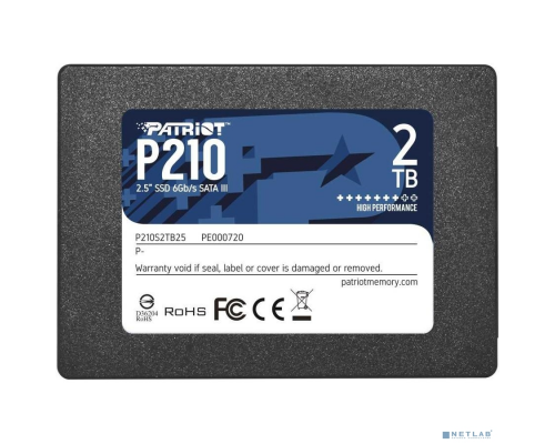 носитель информации Накопитель SSD Patriot SATA III 2Tb P210S2TB25 P210 2.5 купить QBS.ru